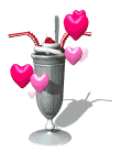 Gif animé coeur drink
